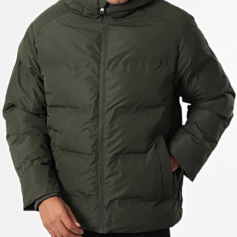 Jack And Jones - Plumífero con capucha con cremallera Soho Verde Kaki