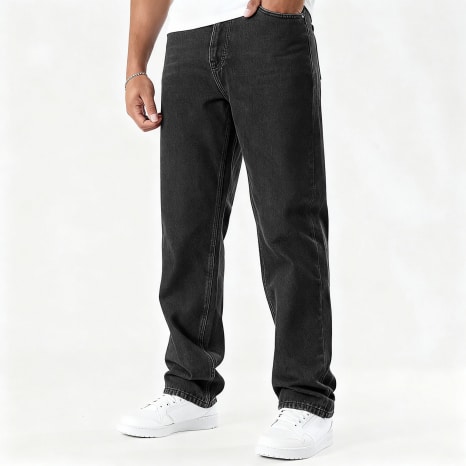 LBO - Vaquero Baggy 4043 Negro Deslavado