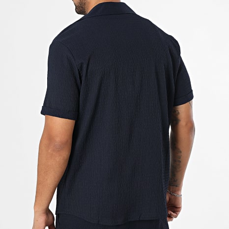 Classic Series - Conjunto Camisa de Manga Corta y Pantalón 172 Azul Marino