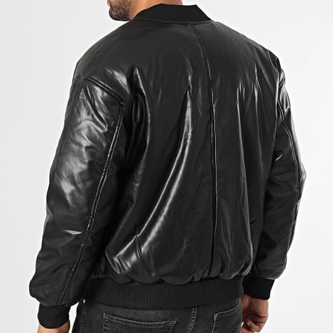 Frilivin - Chaqueta Bomber Sintético G02 Negro
