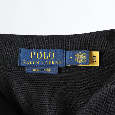 Polo Ralph Lauren - Polo de manga corta Logotipo Bordado Negro
