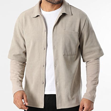 Uniplay - Camicia di jeans testurizzata 032 Beige