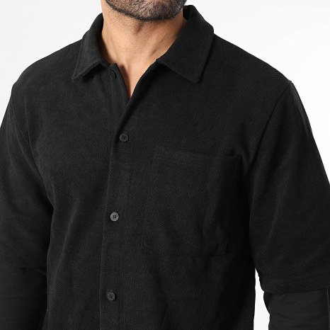 Uniplay - Sobrecamisa Terciopelo Cotelé 032 Negro