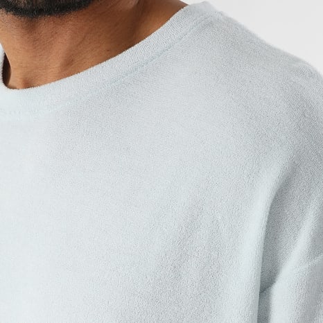 Classic Series - Ensemble Tee Shirt Et Short Texturé Eponge 0745 Sky