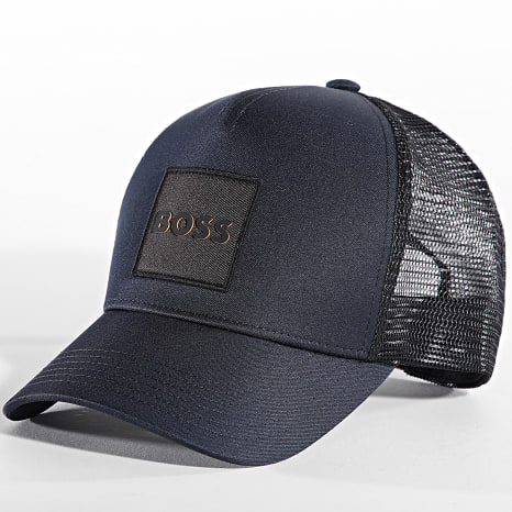 BOSS - Gorra Trucker Elliot 50535622 Azul Marino Negro