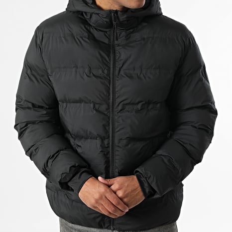Only And Sons - Plumífero con Capucha Union Seamless Negra