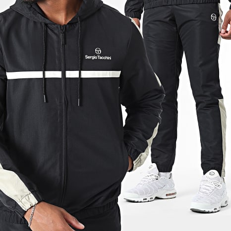 Sergio Tacchini - Ensemble De Survetement Prannie Abita 40846 40814 Noir Beige