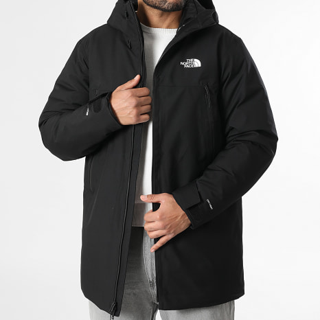 The North Face - Parka Relaxed Fit Moutain Range Down A88WE Negro