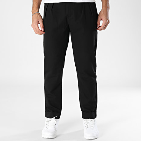 Frilivin - Pantalón de vestir 583 Negro