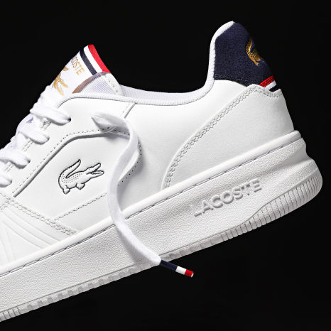 Lacoste - Zapatillas L001 Set 225 Blanco Marino Rojo Exclusivo Ryses