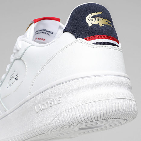 Lacoste - Sneaker L001 Set 225 Weiß Navy Rot Exklusiv Ryses
