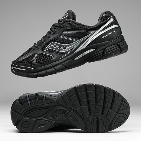 Saucony - Baskets Progrid Guide 7 Black Silver