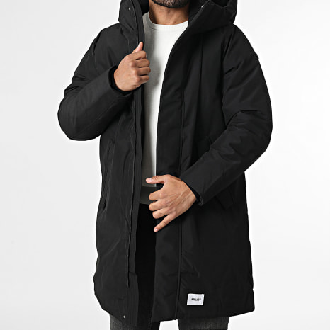Classic Series - Parka con Cappuccio Fogg Nero