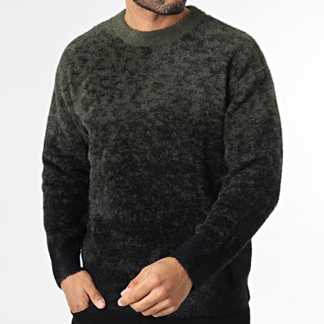 Fusional - Jersey 086 Negro Verde Caqui
