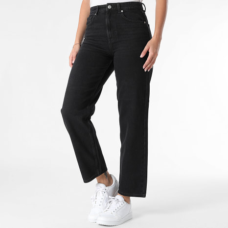 Only - Vaquero Straight Mujer Robbie Negro