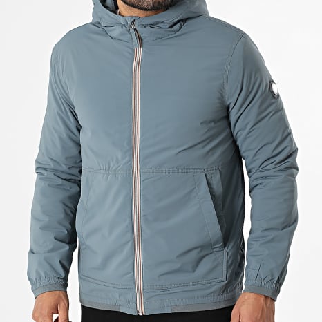 Teddy Smith - Chaqueta con Capucha Zippée Hector 12017895D Gris