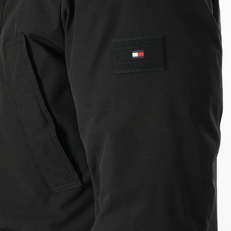 Tommy Hilfiger - Parka con capucha Rockie Down 0632 Negra