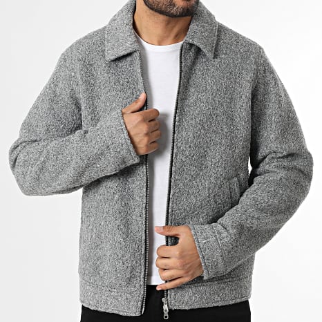 Jack And Jones - Jass met Rits Scope Grijs Gemêleerd