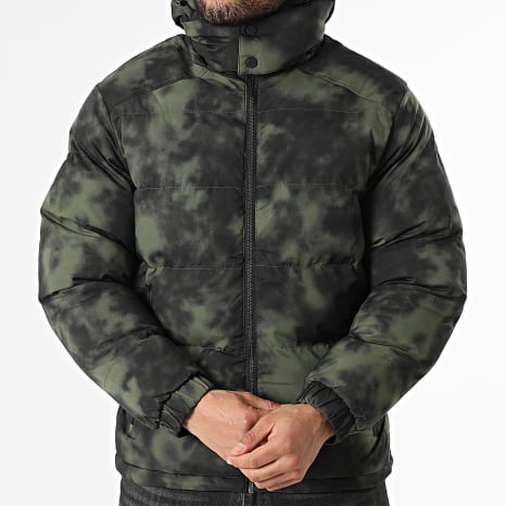 Classic Series - Doudoune Capuche Réversible 04 Vert Kaki Noir