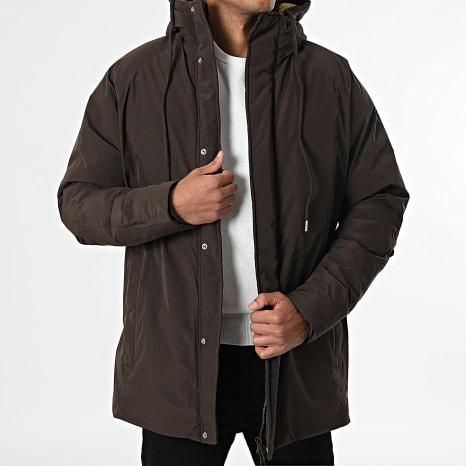 Jack And Jones - Parka con capucha Wood Marrón