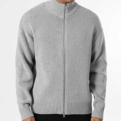 Only And Sons - Chaleco con Cremallera Blake Gris Jaspeado