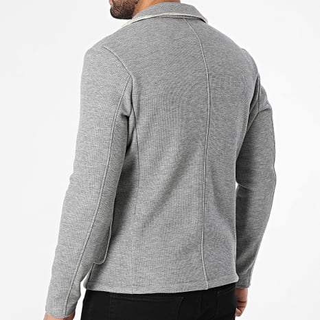 Frilivin - Chaqueta Blazer 203 Gris Jaspeado