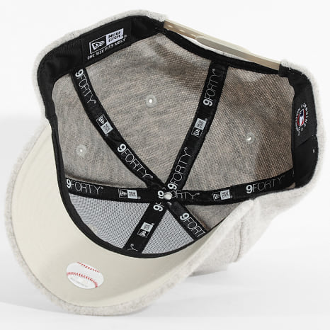 New Era - Gorra 9Forty Melton Wool NY 60758974 Beige Jaspeado