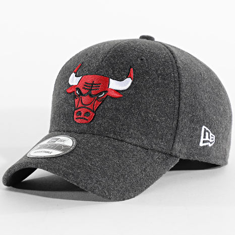 New Era - Gorra Melton Wool 9Forty Chicago Bulls 60758968 Gris Carbón Jaspeado New Era - Gorra Melton Wool 9Forty Chicago Bulls 60758968 Gris Carbón Jaspeado