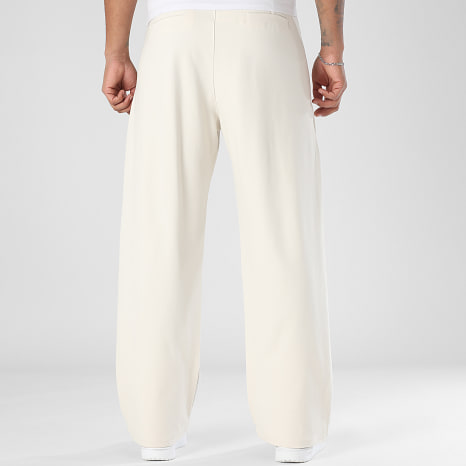 LBO - Pantalon Habillé Large A Plis 2324 Beige Clair