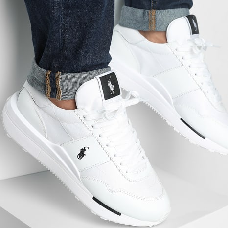 Polo Ralph Lauren - Baskets Train 89 White Black Exclusivité LaBoutiqueOfficielle