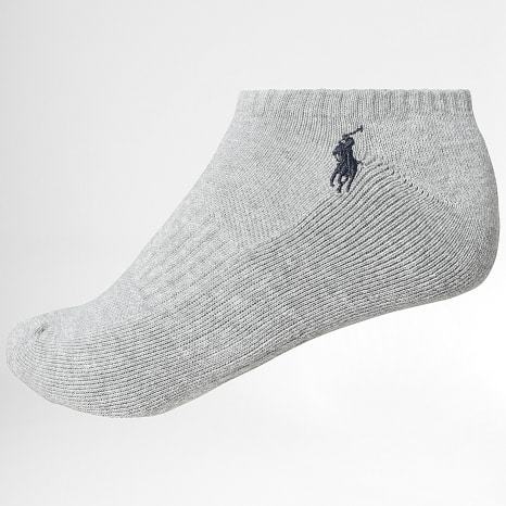 Polo Ralph Lauren - Pack van 6 Paar Sokken Original Player Wit Grijs Zwart