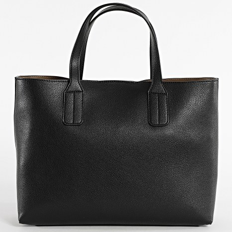 Tommy Hilfiger - Bolso De Mano Mujer Icon Mini Tote 8233 Negro Dorado