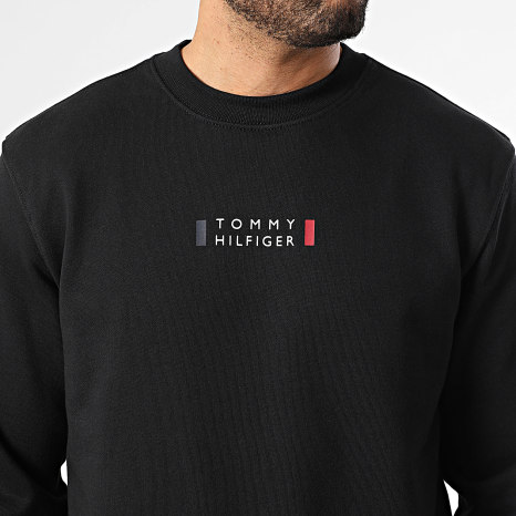 Tommy Hilfiger - Sweat Crewneck Brand Love 1428 Noir