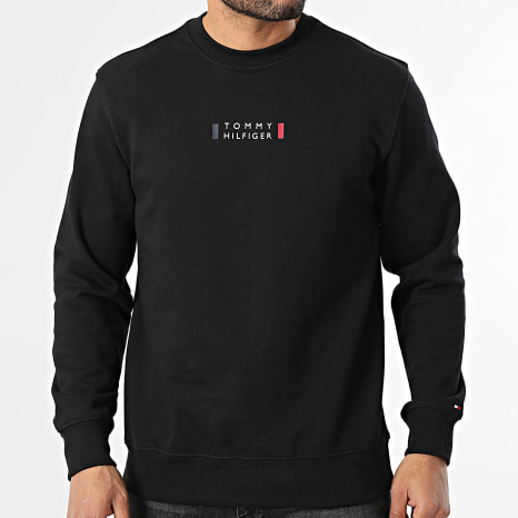 Tommy Hilfiger - Sweat Crewneck Brand Love 1428 Noir