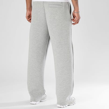 LBO - Pantalón Jogging Ancho con Pliegues y Efecto Neopreno 2403 Gris Jaspe