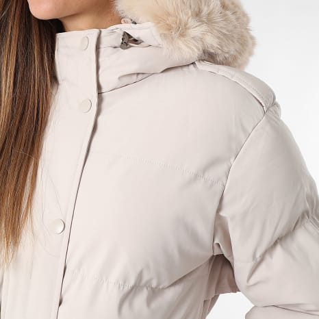 Classic Series - Plumífero con capucha Mujer 515 Beige Claro