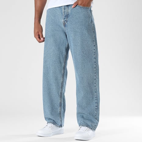Jack And Jones - Pack de 2 Vaqueros Baggy Fit Alex Original Negro Azul Denim