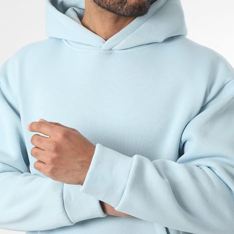 LBO - Sweat Capuche 4074 Bleu Clair