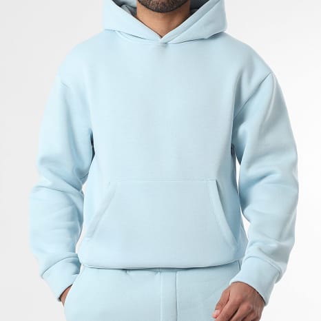 LBO - Sweat Capuche 4074 Bleu Clair