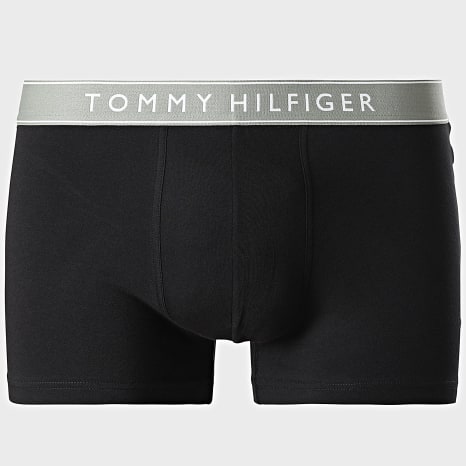 Tommy Hilfiger - Lot De 3 Boxers 3457 Noir Noir Bleu Clair Beige Vert Kaki Clair