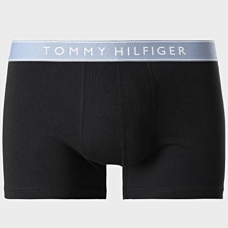 Tommy Hilfiger - Lot De 3 Boxers 3457 Noir Noir Bleu Clair Beige Vert Kaki Clair