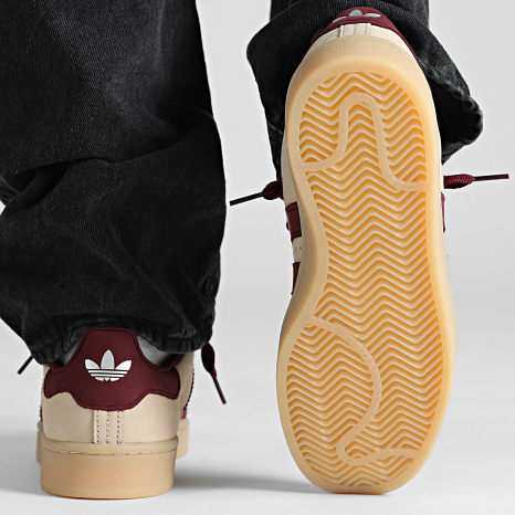 Adidas Originals - Campus 00s IH4097 Stone Khaki Maroon Gum 3 - Ryses