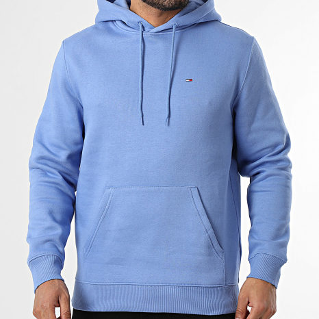 Tommy Jeans - Sweat Capuche Flag 0742 Bleu