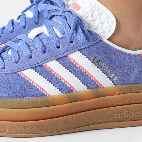 Adidas Originals - Baskets Femme Gazelle Bold J IH6454 Real Lilac Footwear White Gold Metallic