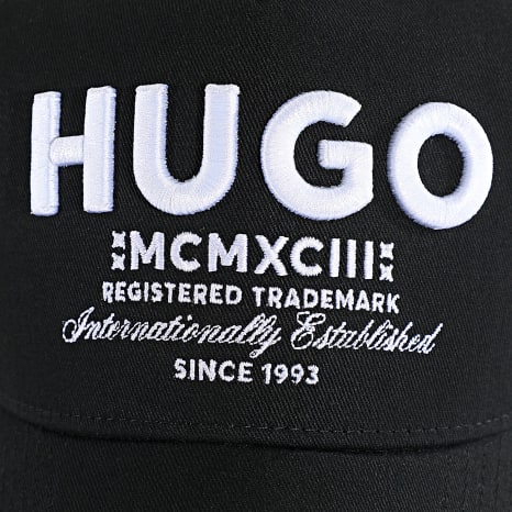 HUGO - Casquette Merk 50555774 Noir