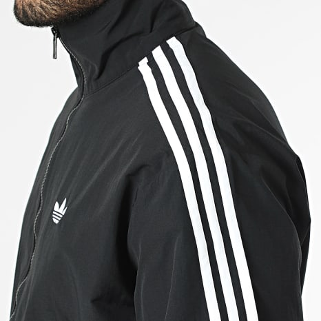 Adidas Originals - Zip Jacket With Stripes Firebird KE1366 Black