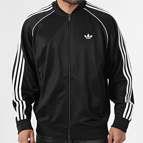 Adidas Originals - Jacket Zipped With Stripes SST KE0806 Black - Ryses