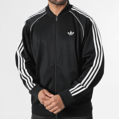 Adidas Originals - Jacket Zipped With Stripes SST KE0806 Black - Ryses