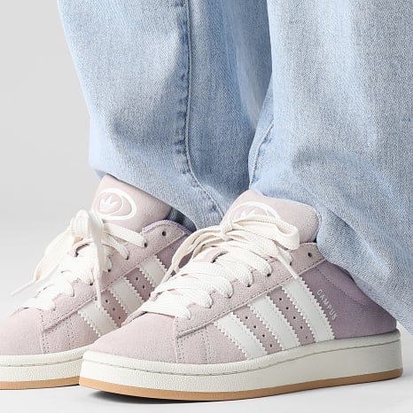 Adidas Originals - Zapatillas Mujer Campus 00s J JQ2141 Almendra Rosa Blanco Nuclear Púrpura