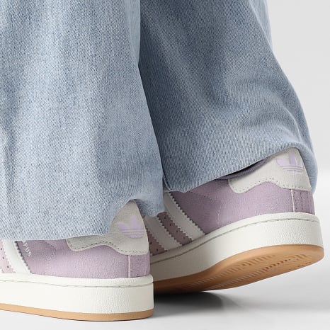 Adidas Originals - Zapatillas Mujer Campus 00s J JQ2141 Almendra Rosa Blanco Nuclear Púrpura